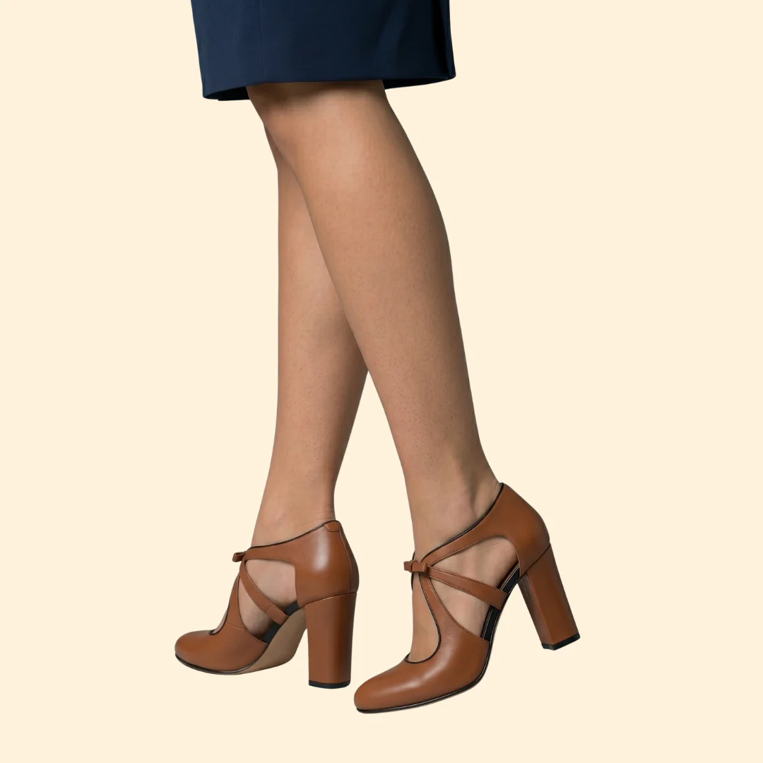 Women's Block Heel with Cutouts - Image 6