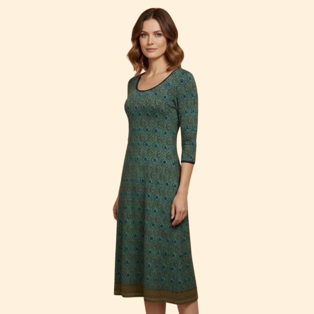 Women's Boho Chic Midi Dress - Image 4