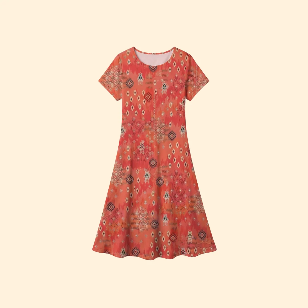 Women's Boho Floral Casual Dress