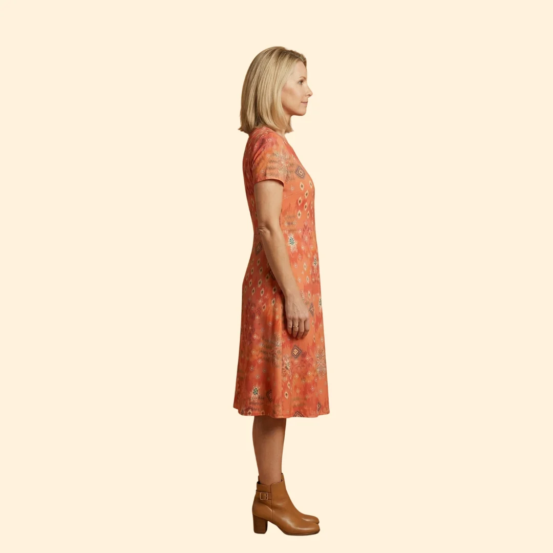 Women's Boho Floral Casual Dress - Image 3