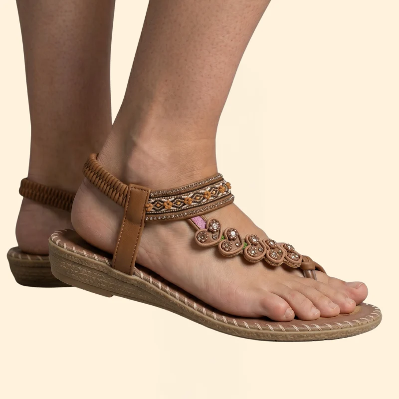 Women's Boho Sandals Print - Image 4