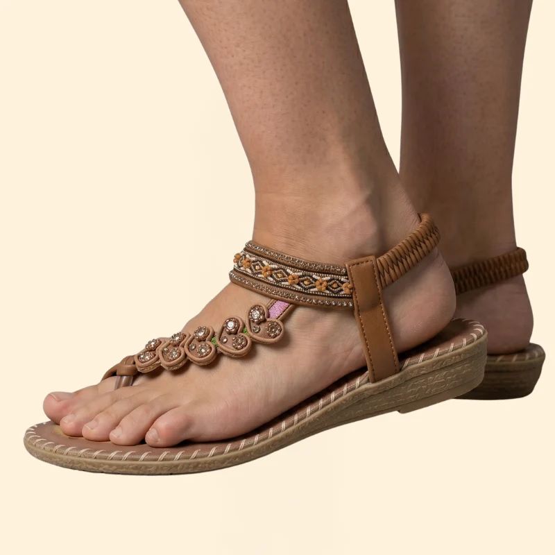 Women's Boho Sandals Print - Image 5