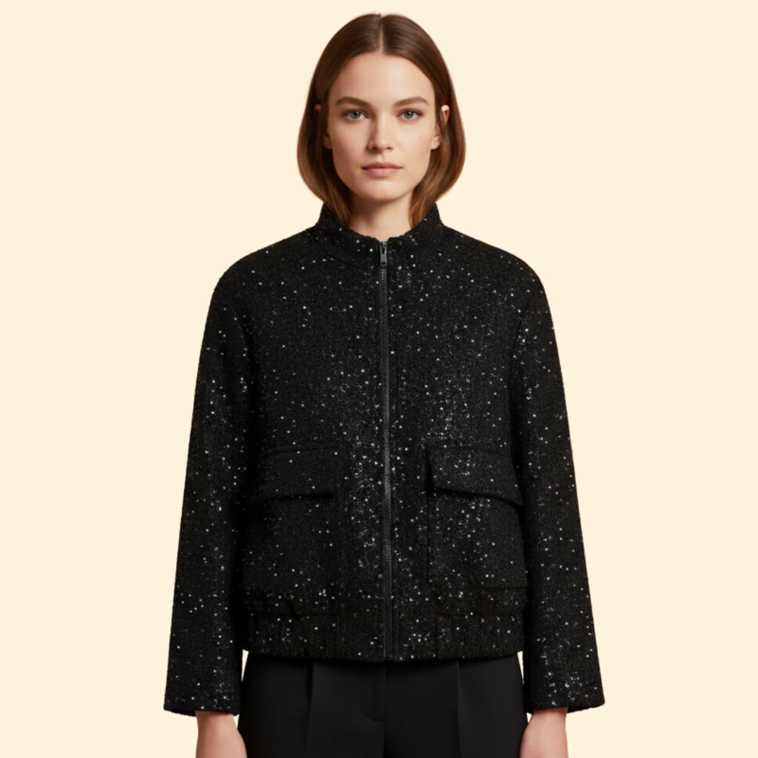 Women’s Bomber Jacket with Front Pockets - Image 7