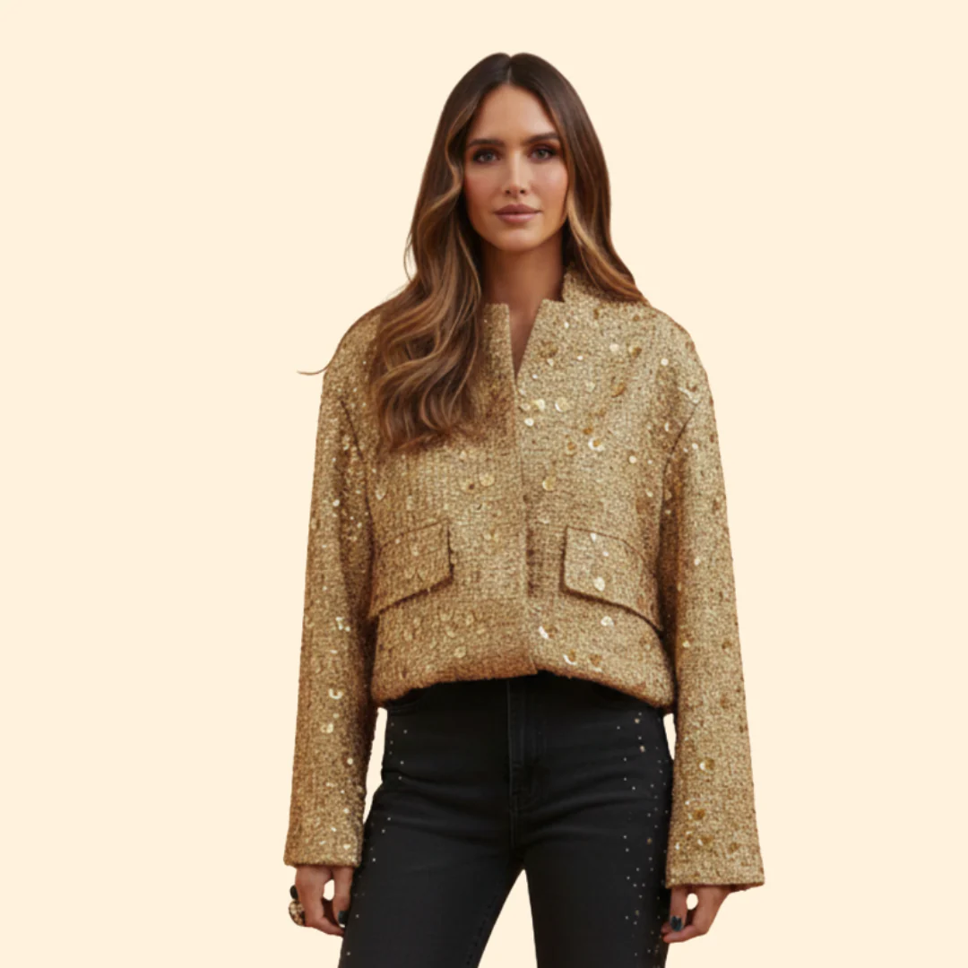 Women’s Bomber Jacket with Front Snap Buttons - Image 6