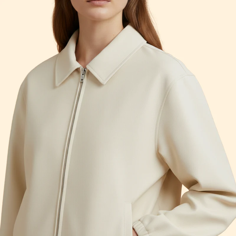 Women’s Bomber Jacket with Modern Collar - Image 6