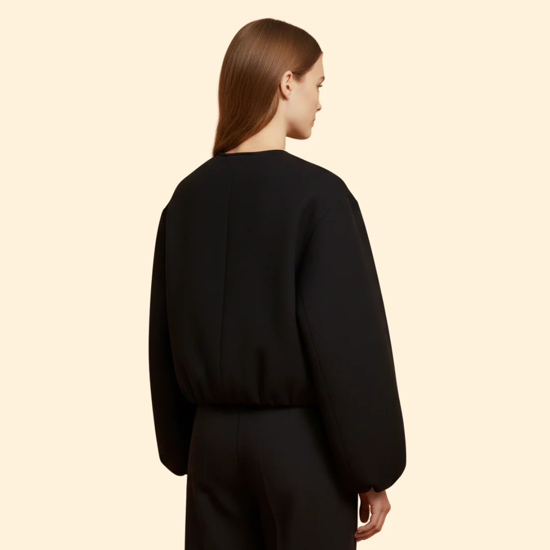 Women’s Bomber Jacket with Side Pockets - Image 4