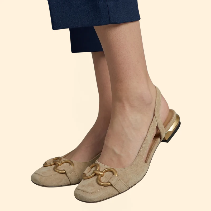 Women's Buckle Strap Sandals - Image 4