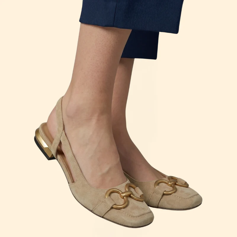 Women's Buckle Strap Sandals - Image 5