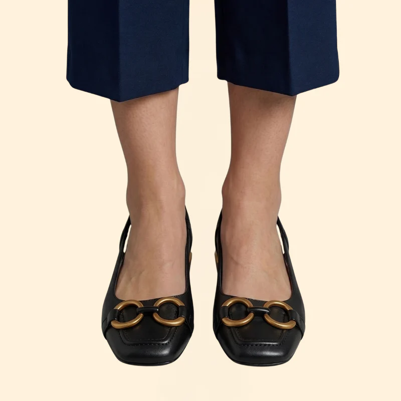 Women's Buckle Strap Sandals - Image 9