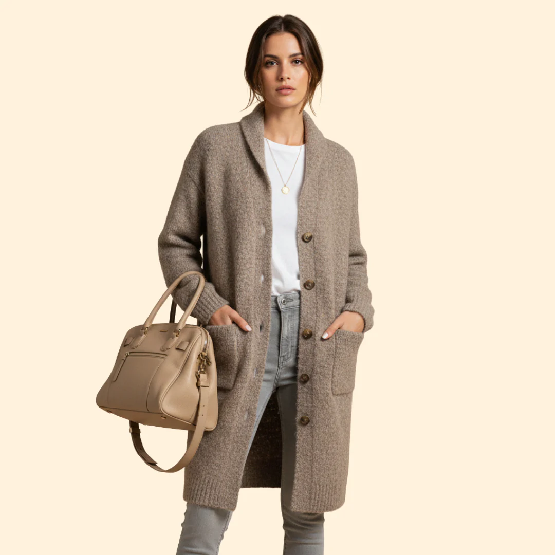 Women’s Cardigan with Button Front Closure - Image 10