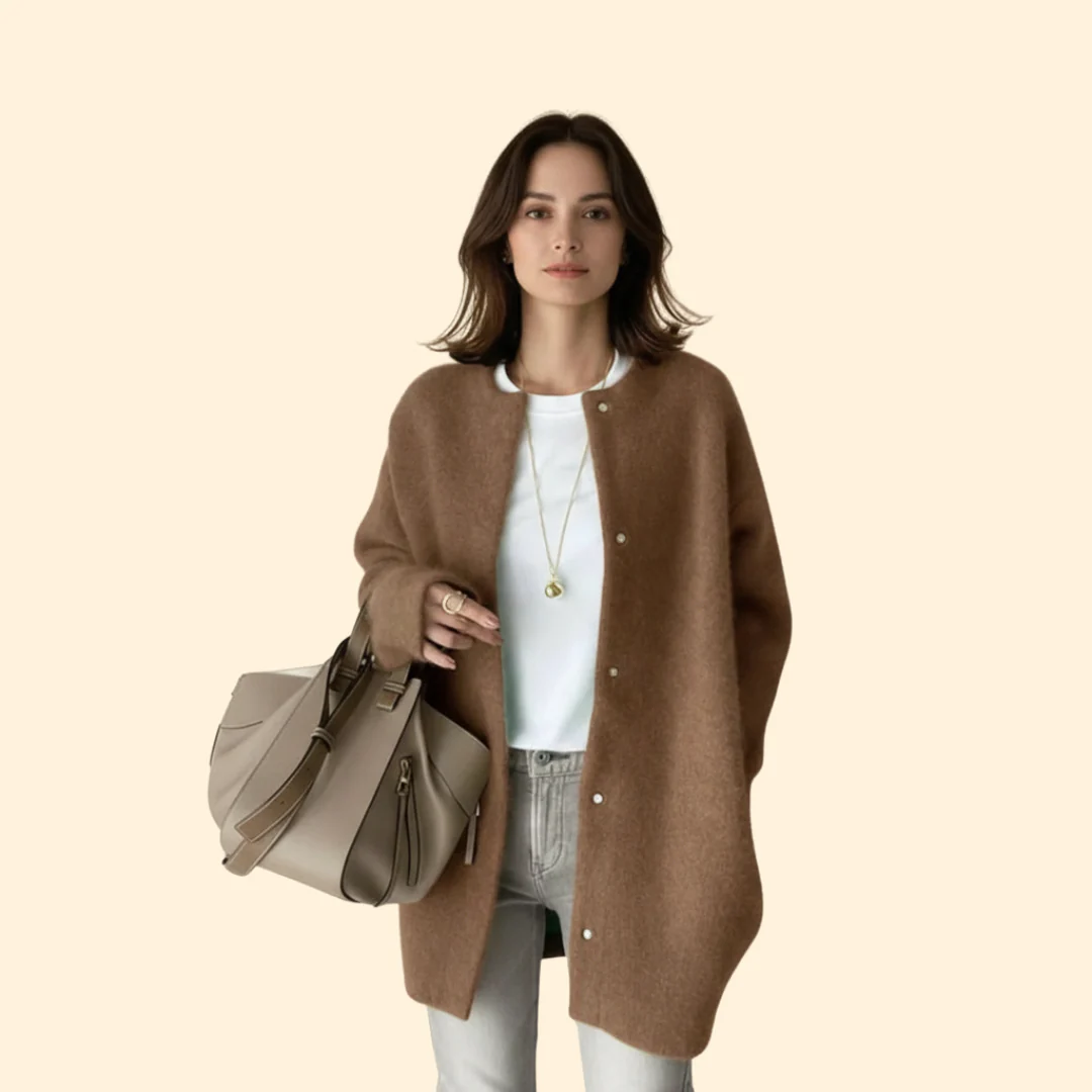 Women’s Cardigan with Button Front Closure - Image 4