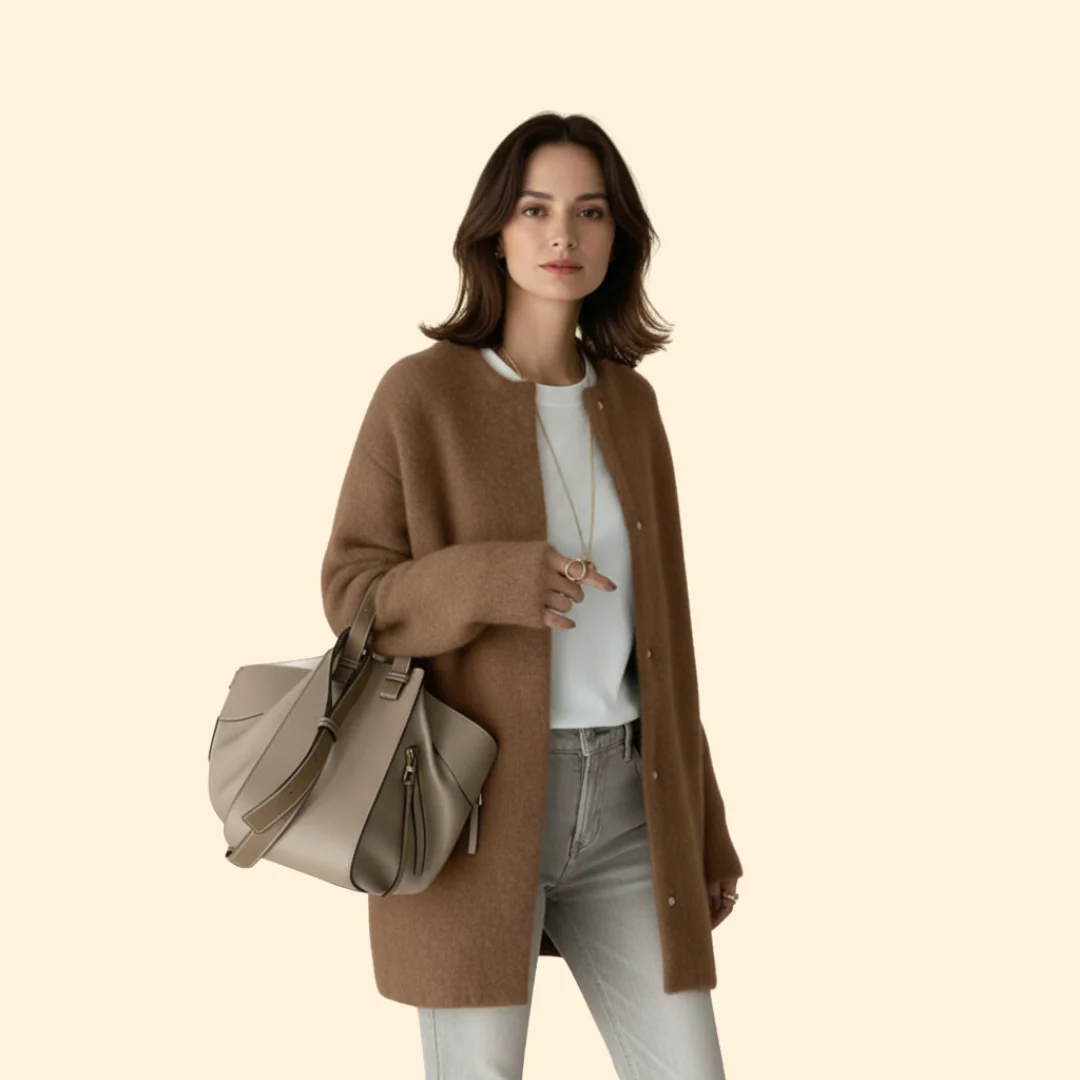 Women’s Cardigan with Button Front Closure - Image 5
