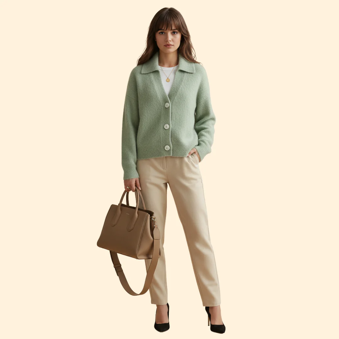 Women’s Cardigan with Button Front Closure - Image 7