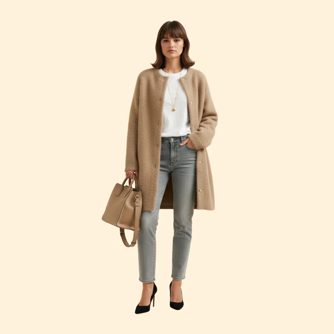 Women’s Cardigan with Button Front Closure - Image 8