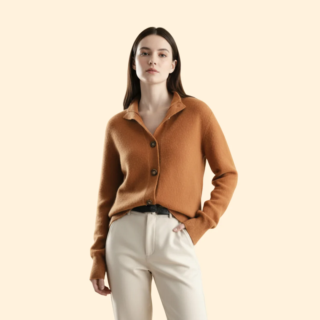 Women’s Cardigan with Structured Longline Design - Image 7