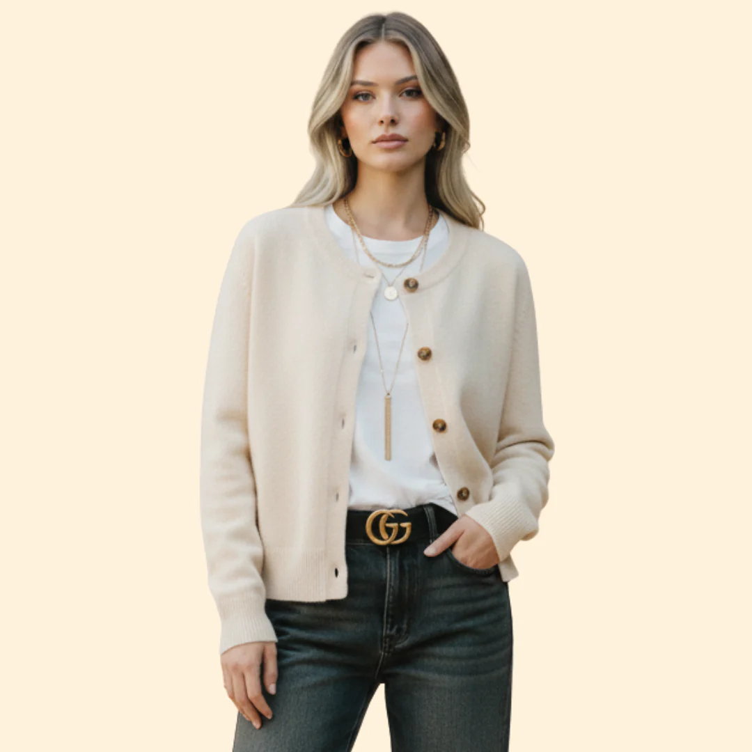 Women’s Cardigan with Structured Longline Design - Image 8