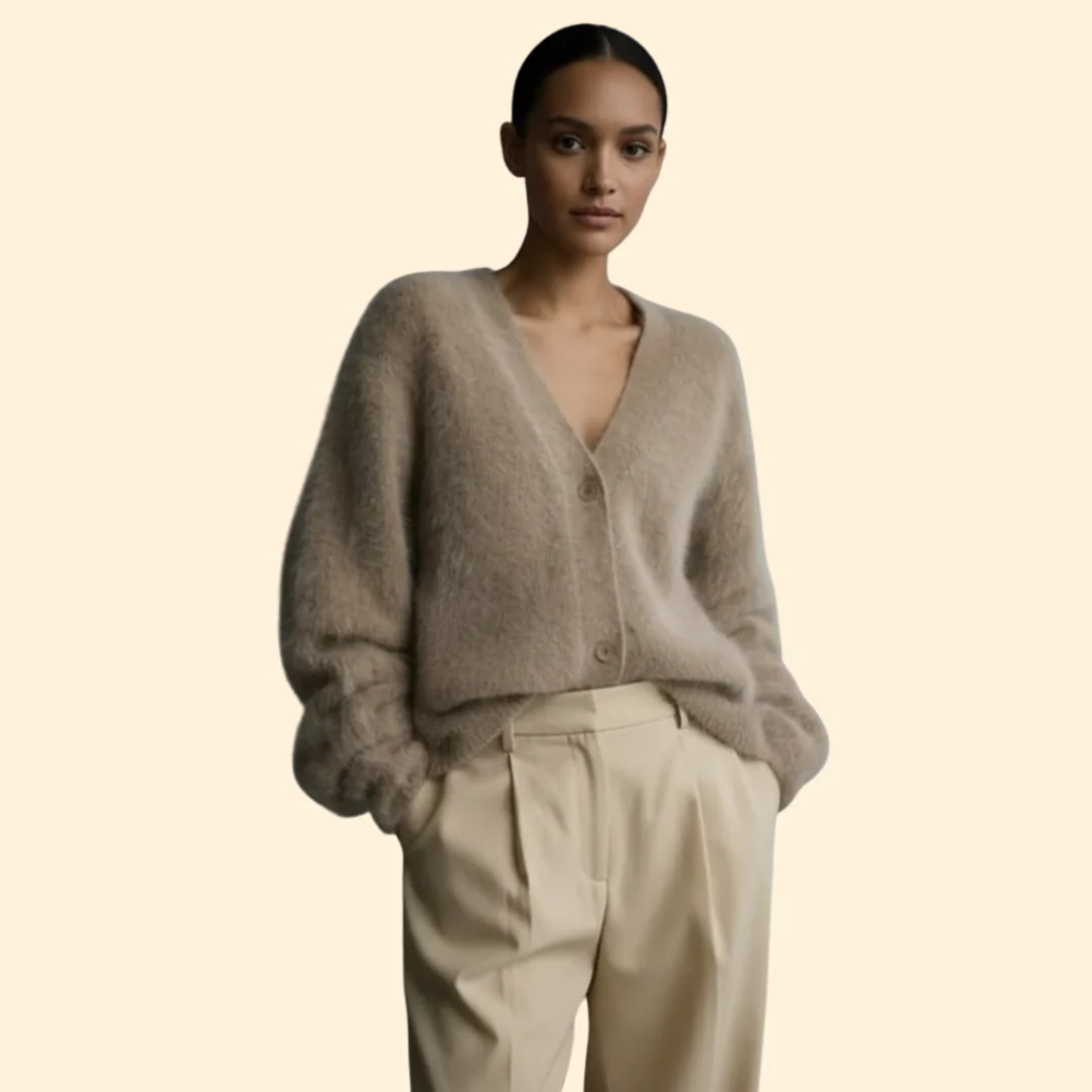 Women’s Cardigan with V Neckline - Image 5