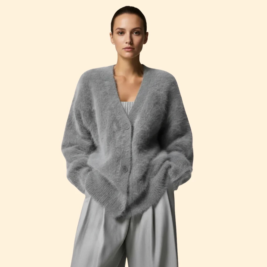 Women’s Cardigan with V Neckline - Image 7