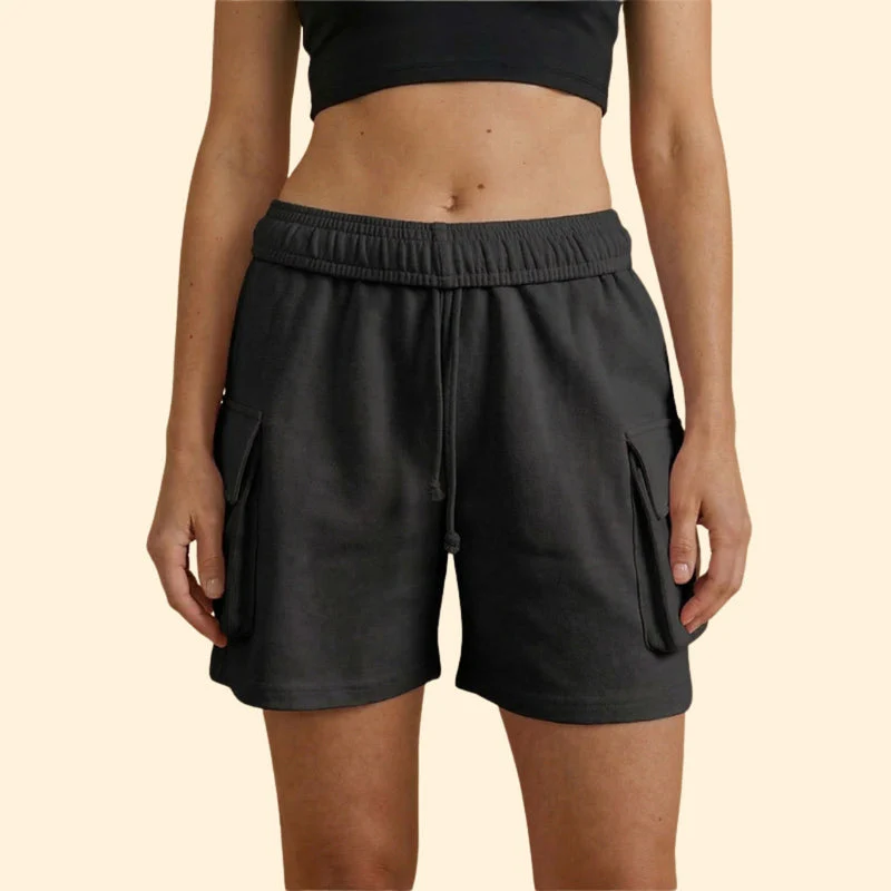 Women’s Cargo Shorts with Adjustable Waistband - Image 10