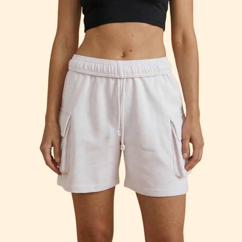 Women’s Cargo Shorts with Adjustable Waistband - Image 12
