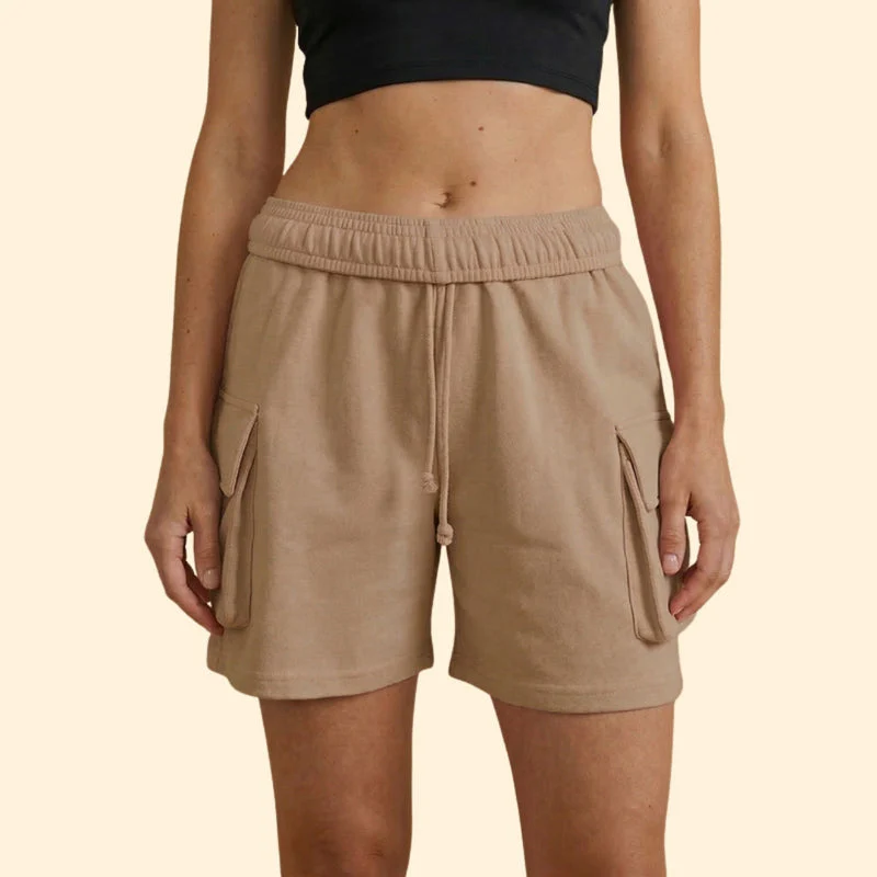 Women’s Cargo Shorts with Adjustable Waistband - Image 13