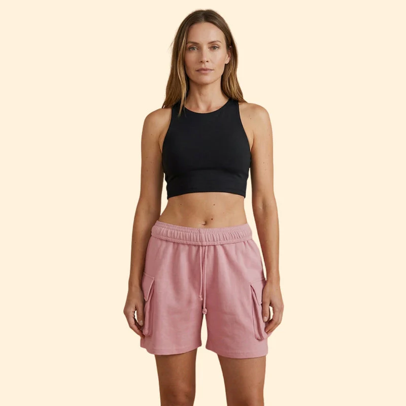 Women’s Cargo Shorts with Adjustable Waistband - Image 2