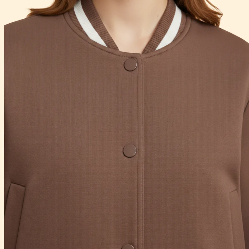 Women’s Casual Bomber Jacket - Image 5