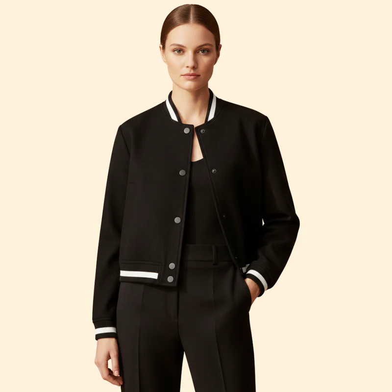 Women’s Casual Bomber Jacket - Image 7