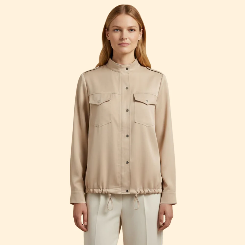 Women’s Casual Button-Up Jacket - Image 2