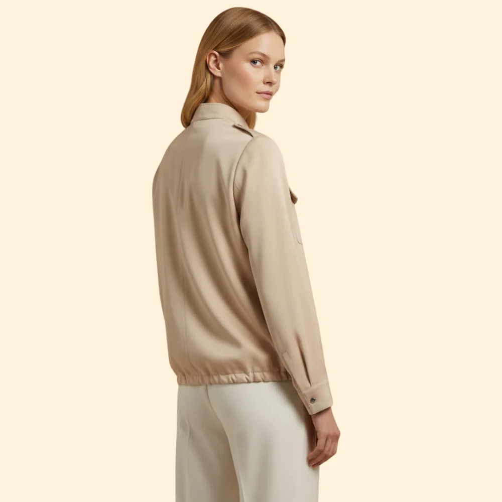 Women’s Casual Button-Up Jacket - Image 4