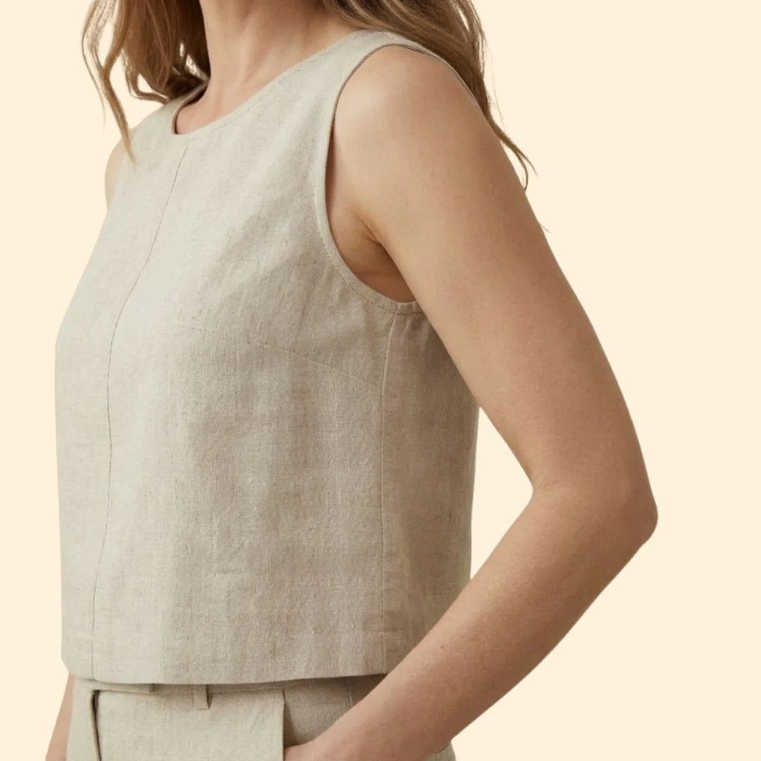Women’s Casual Crop Top and Pants Set - Image 6