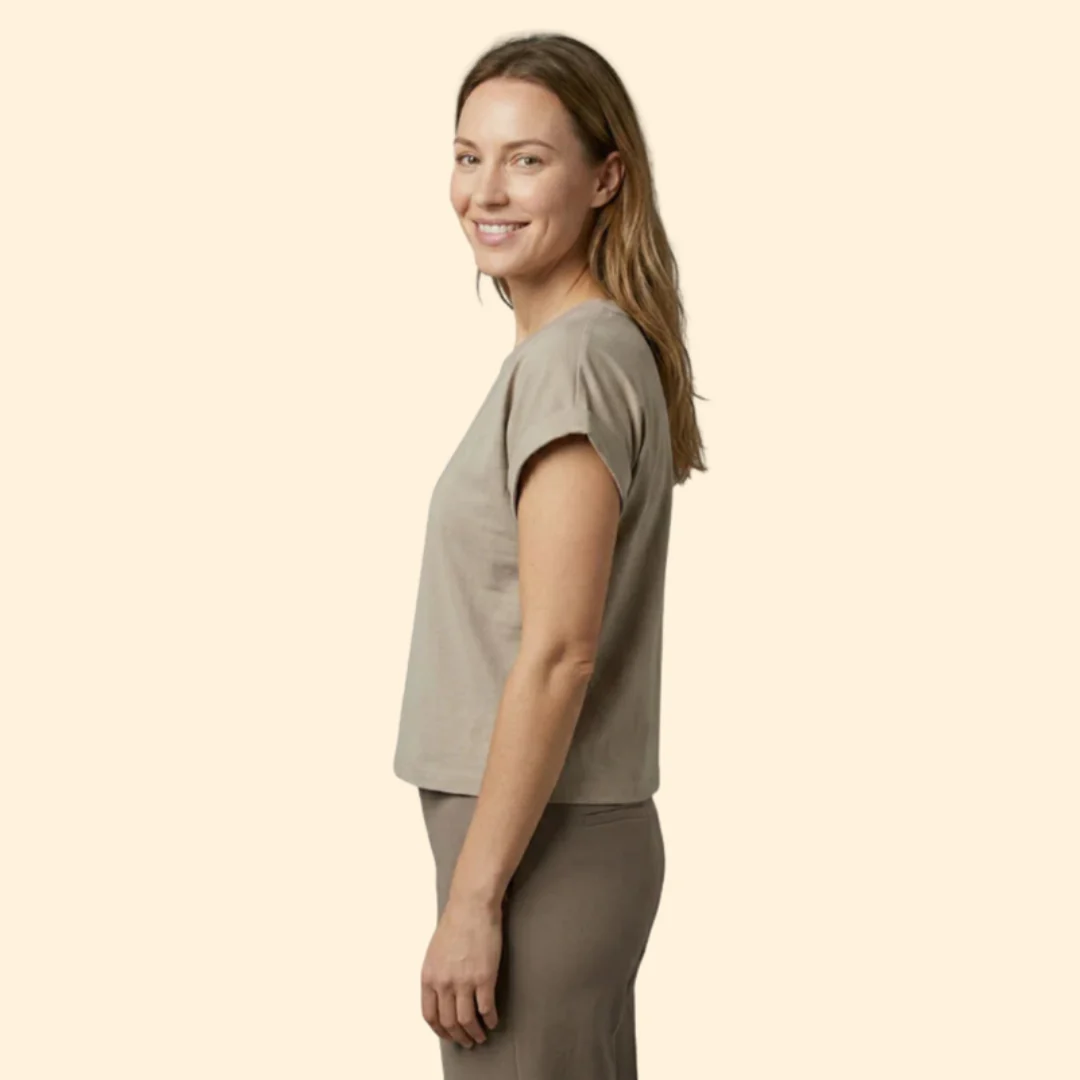 Women’s Casual Crop Top with Relaxed Fit - Image 5