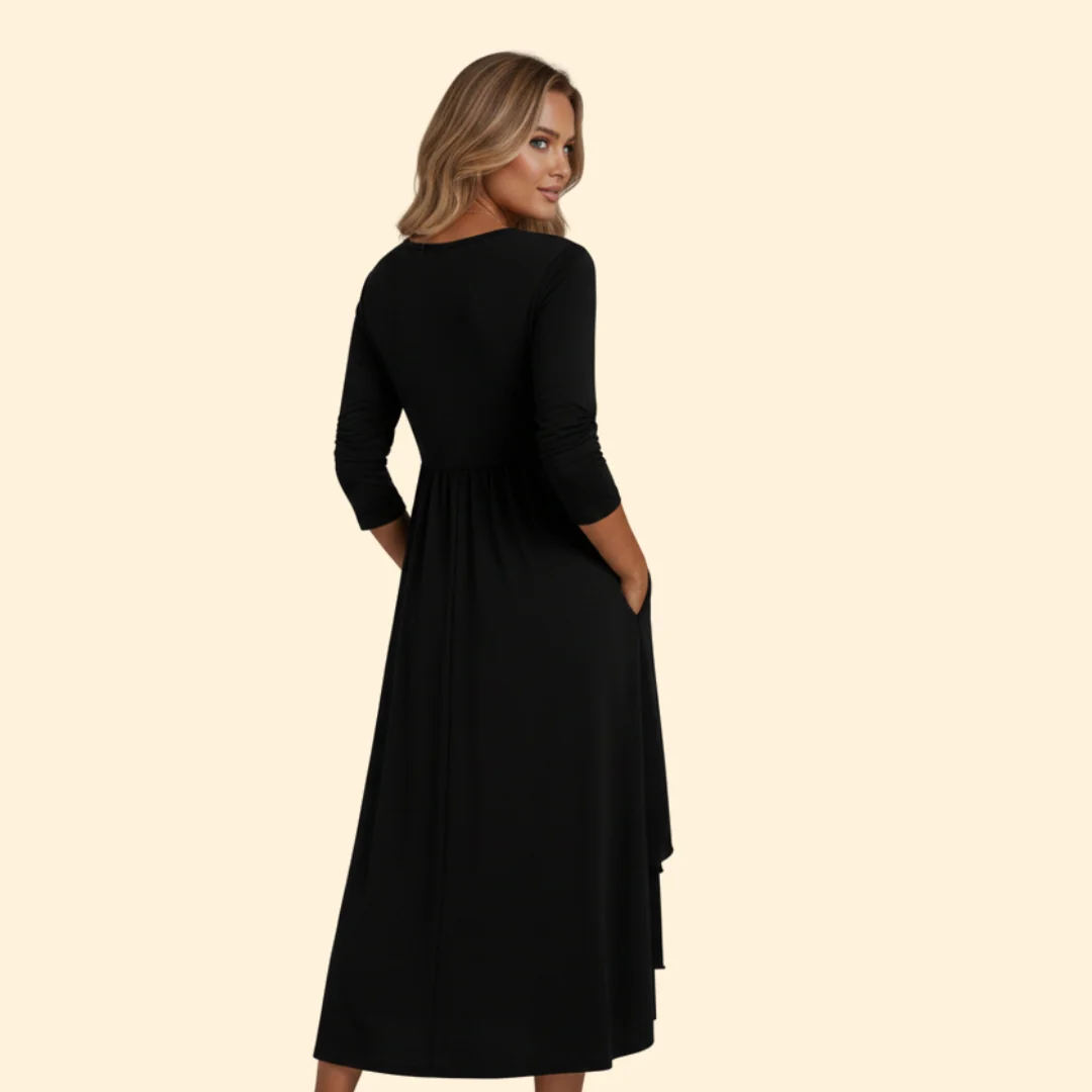 Women’s Casual Dress with Heart Shaped Accent - Image 5