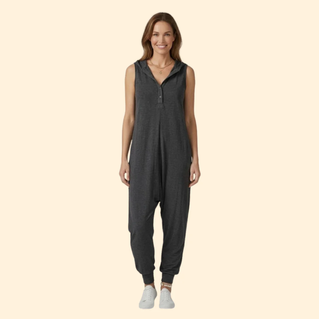 Women’s Casual Jumpsuit Button Front - Image 6