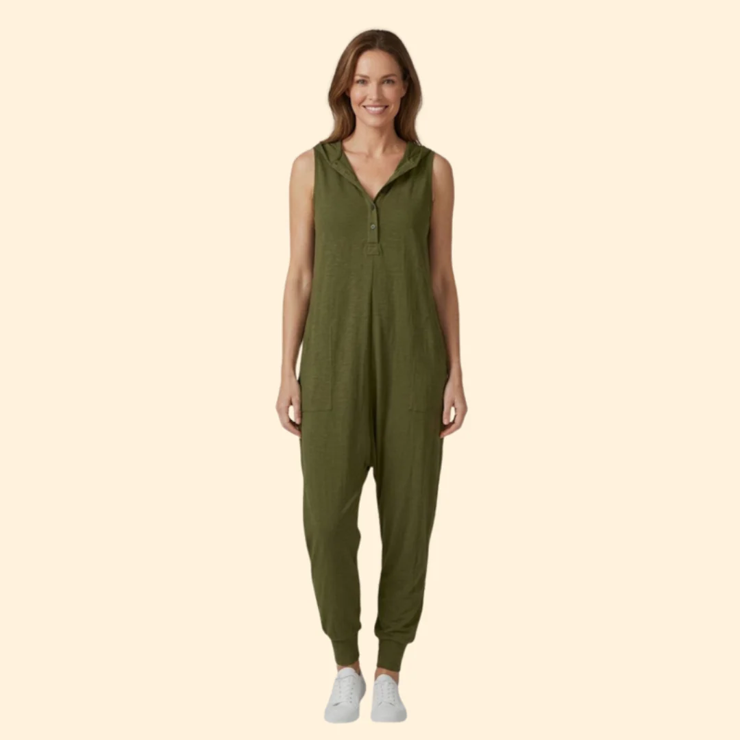 Women’s Casual Jumpsuit Button Front - Image 7