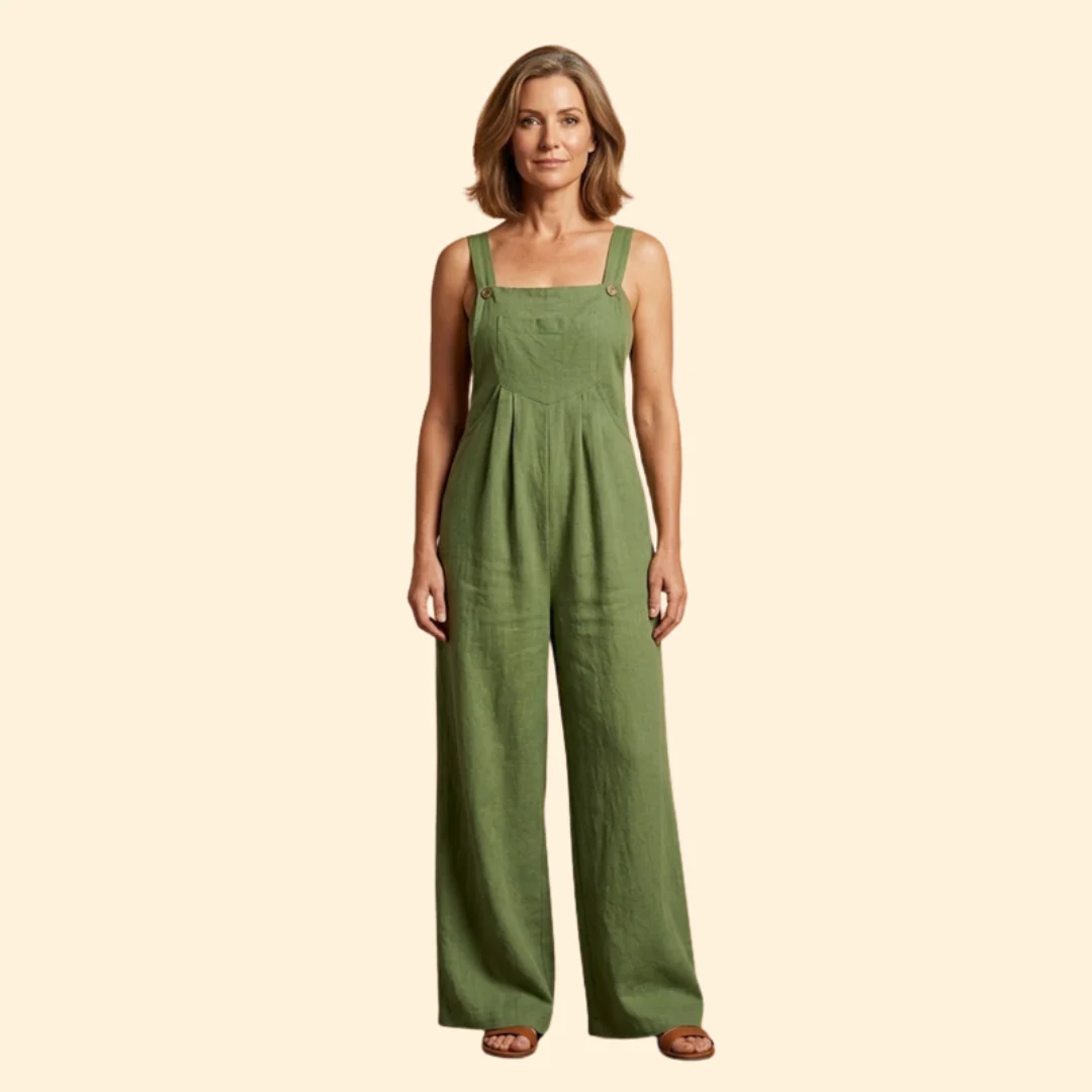 Women’s Casual Jumpsuit Wide Legs - Image 2