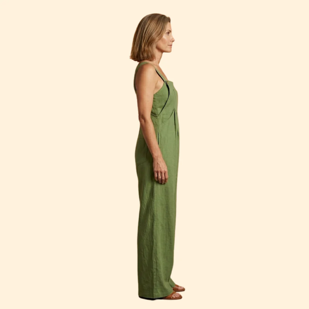 Women’s Casual Jumpsuit Wide Legs - Image 3