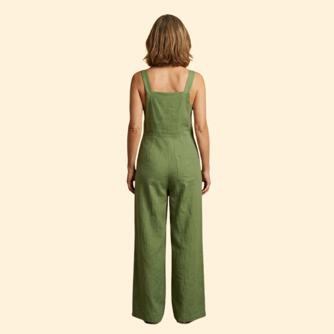 Women’s Casual Jumpsuit Wide Legs - Image 4