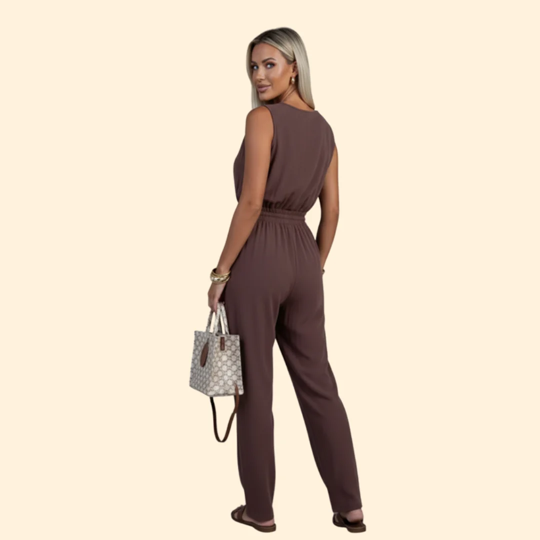 Women’s Casual Jumpsuit with Adjustable Drawstring - Image 5