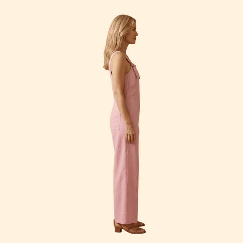 Women’s Casual Jumpsuit with Adjustable Straps - Image 3