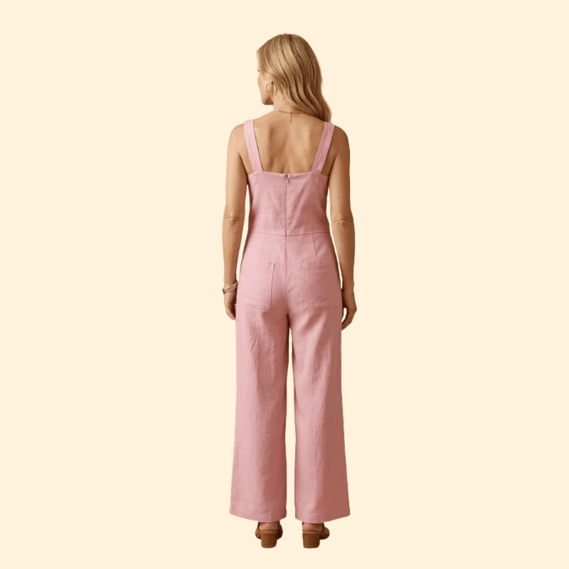 Women’s Casual Jumpsuit with Adjustable Straps - Image 5