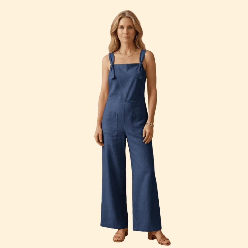 Women’s Casual Jumpsuit with Adjustable Straps - Image 7