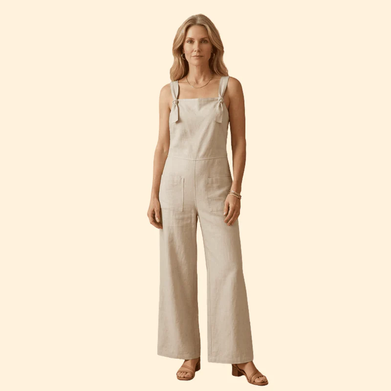 Women’s Casual Jumpsuit with Adjustable Straps - Image 8