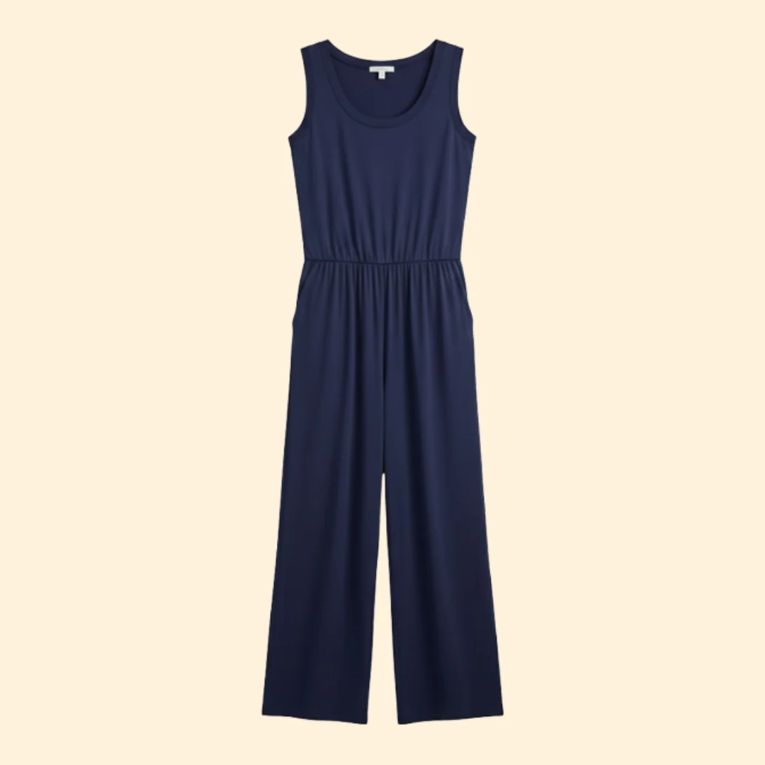 Women’s Casual Jumpsuit with Elastic Waist