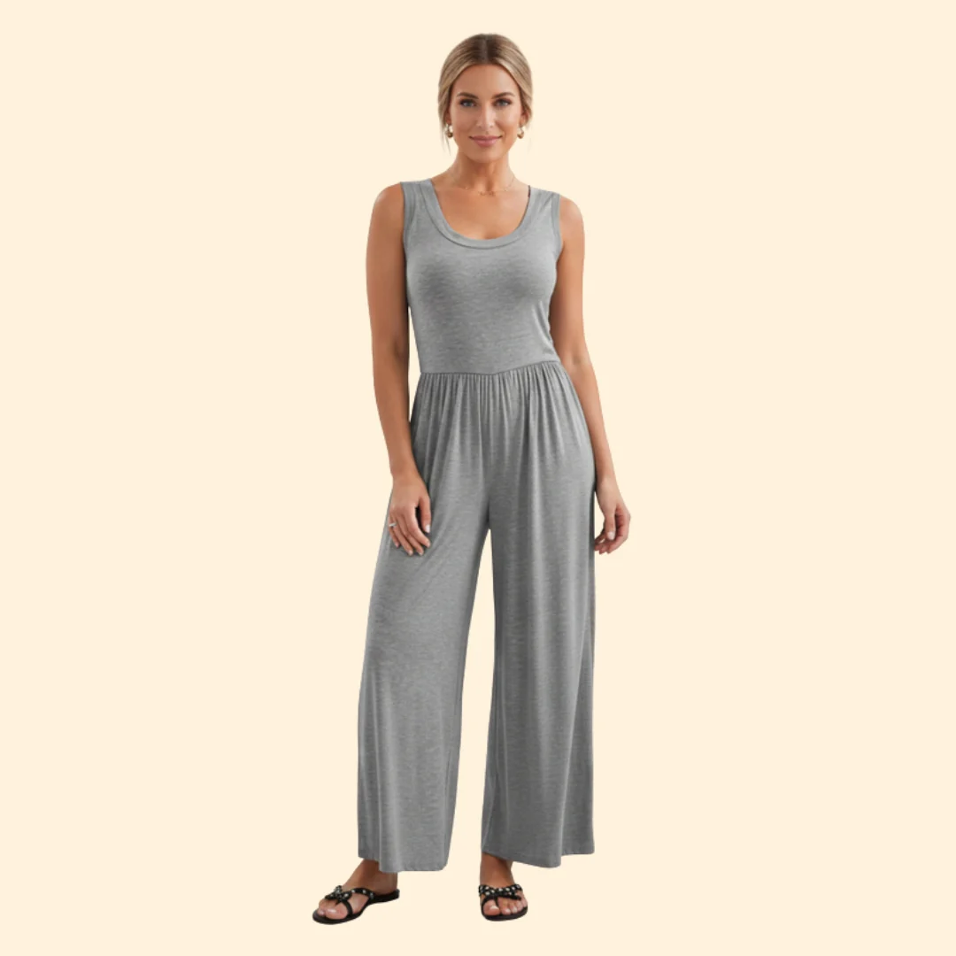 Women’s Casual Jumpsuit with Elastic Waist - Image 6