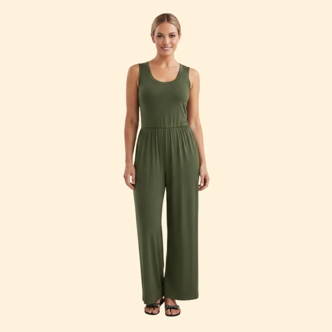 Women’s Casual Jumpsuit with Elastic Waist - Image 7
