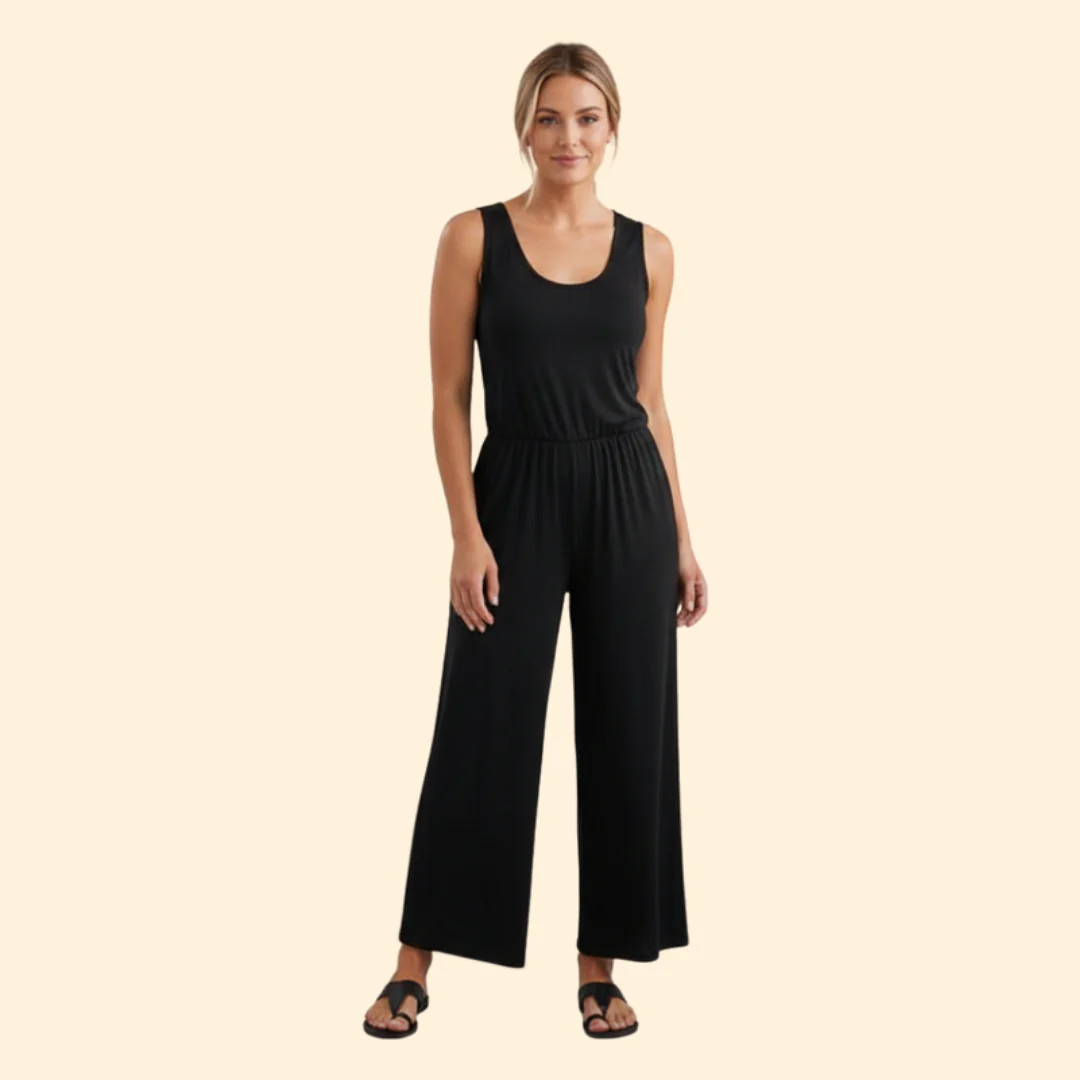 Women’s Casual Jumpsuit with Elastic Waist - Image 9