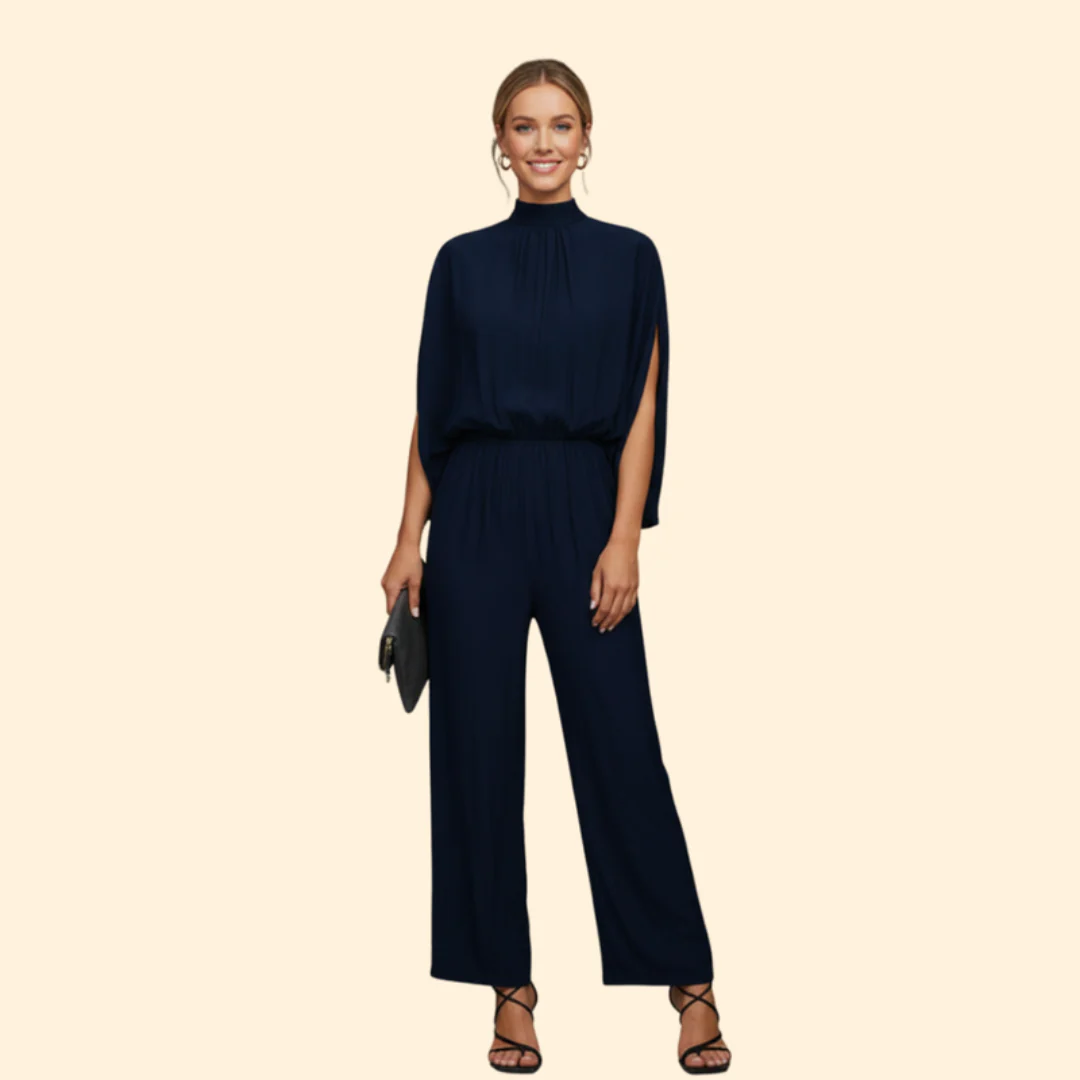 Women's Casual Jumpsuit with Elastic Waistband - Image 7