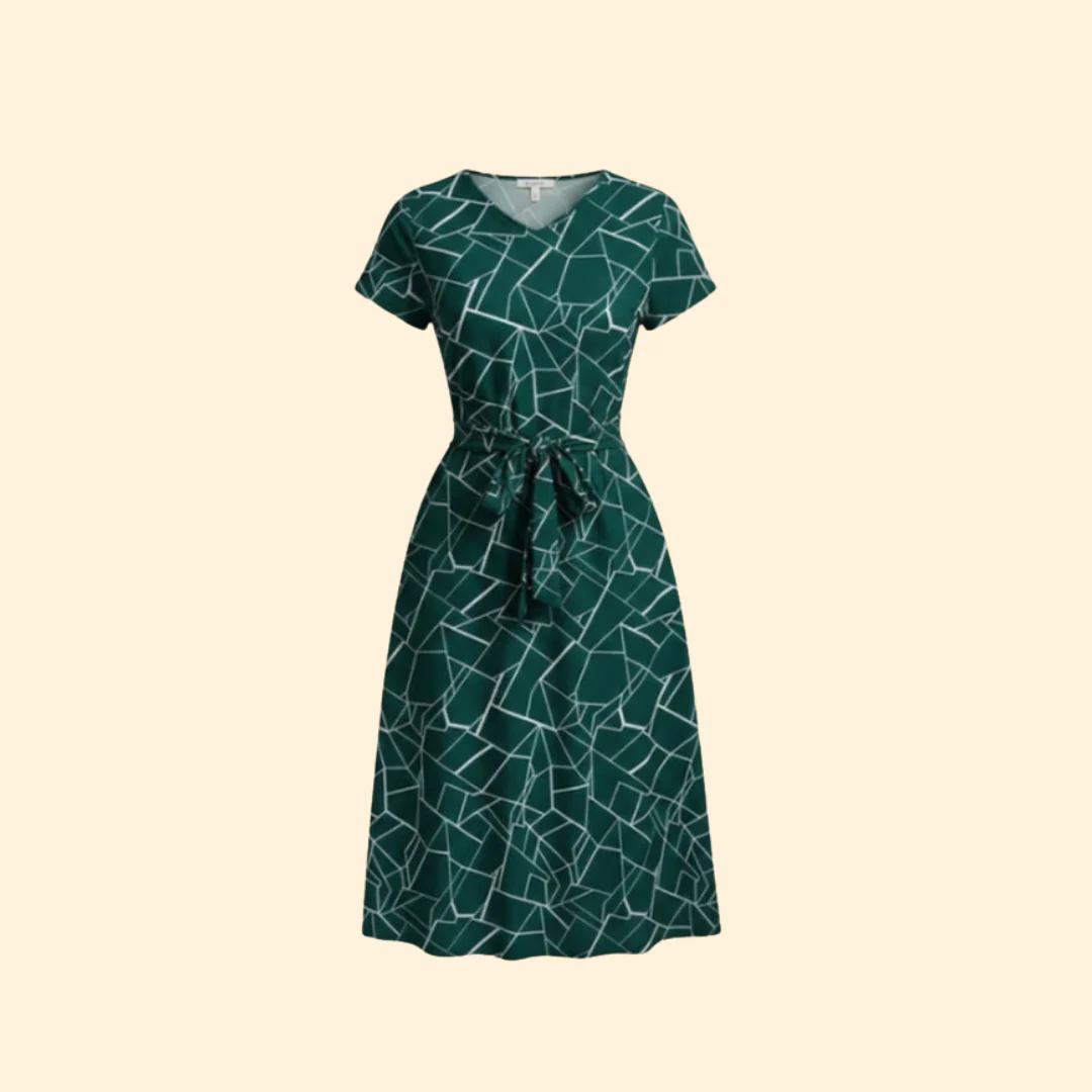 Women's Geometric Print Jumpsuit