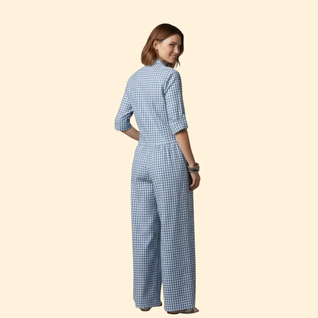 Women’s Casual Jumpsuit with Pleated Design - Image 4